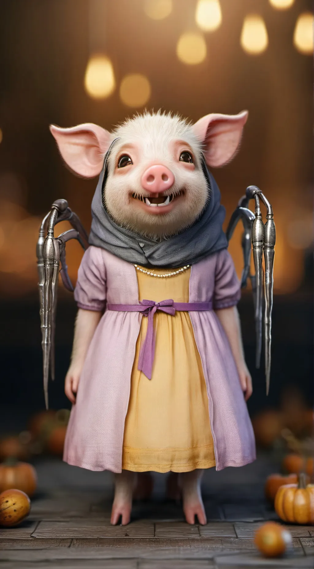 ai character: spider aunt background