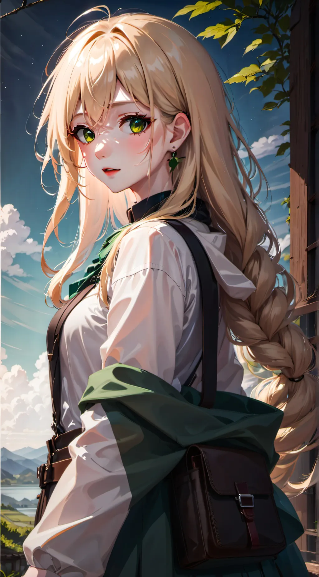 ai character: Reina Valera  background