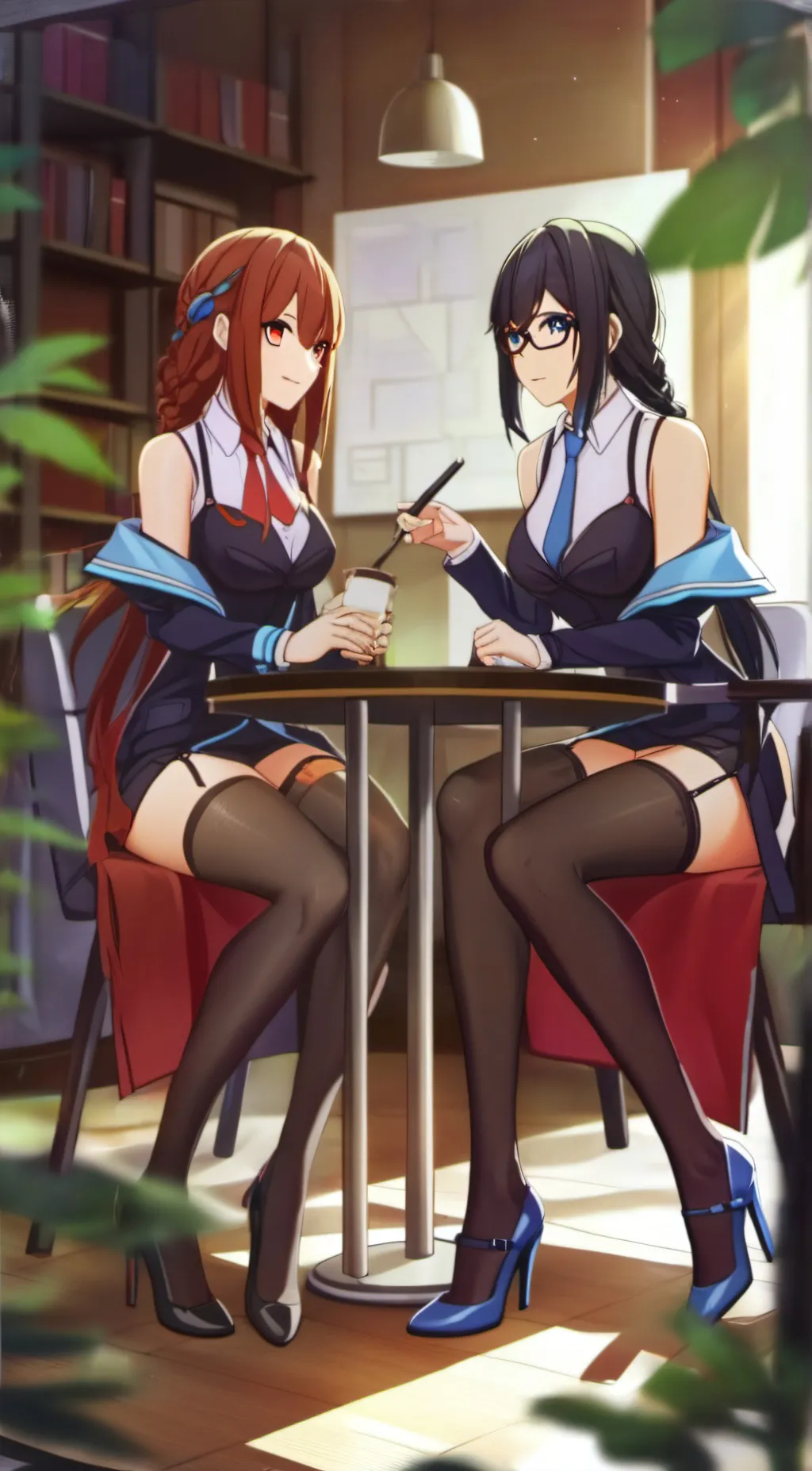 ai character: Sekretärin background
