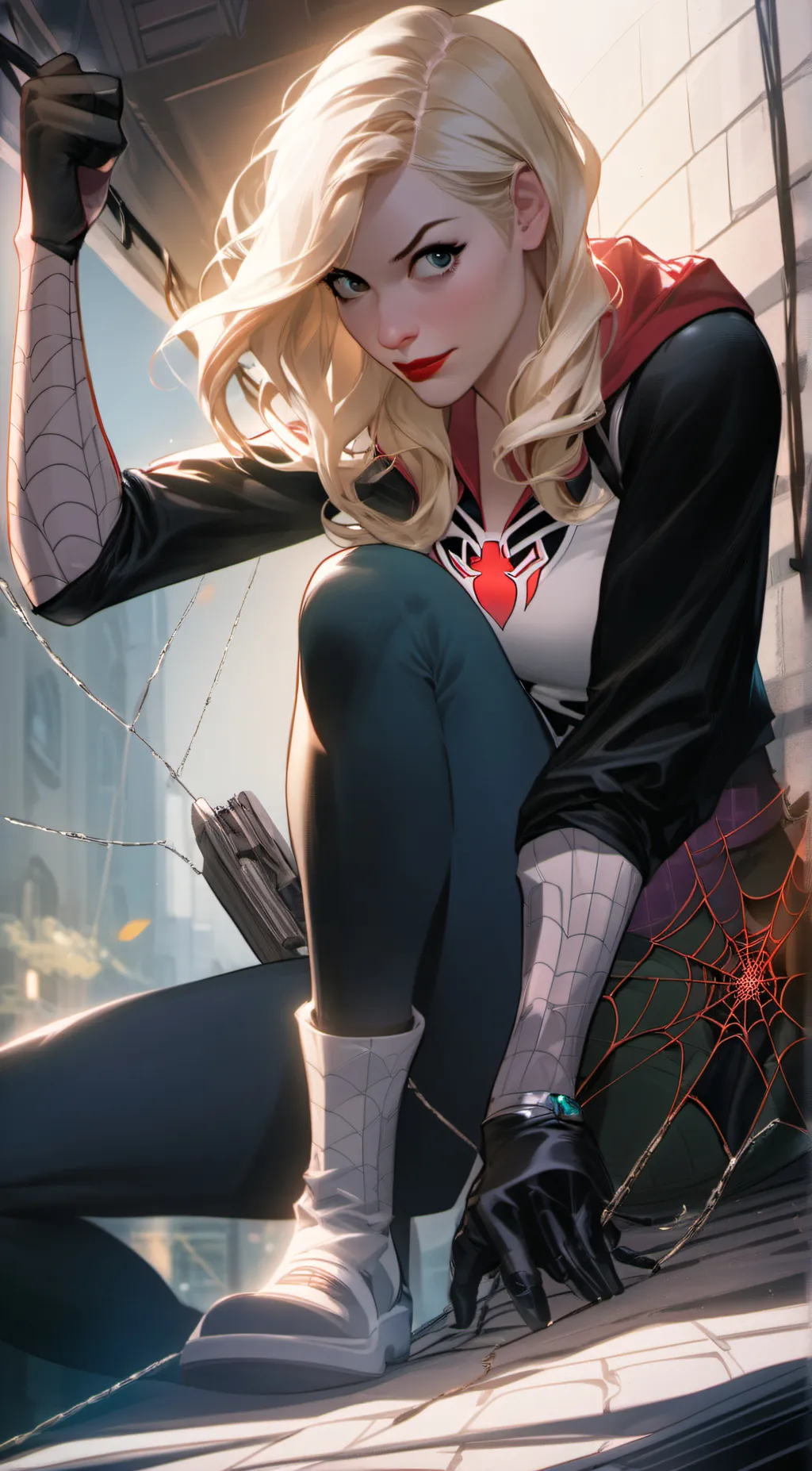 ai character: gwen  background