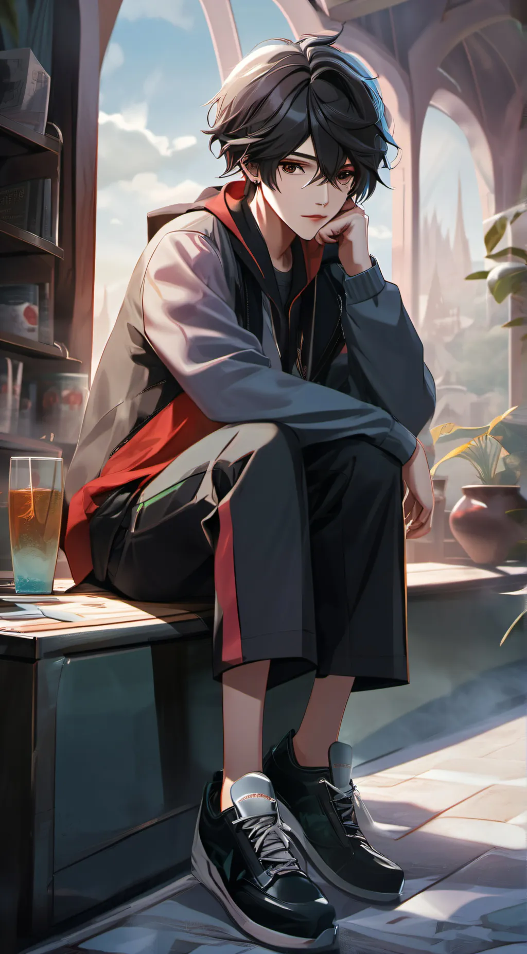 ai character: zack background