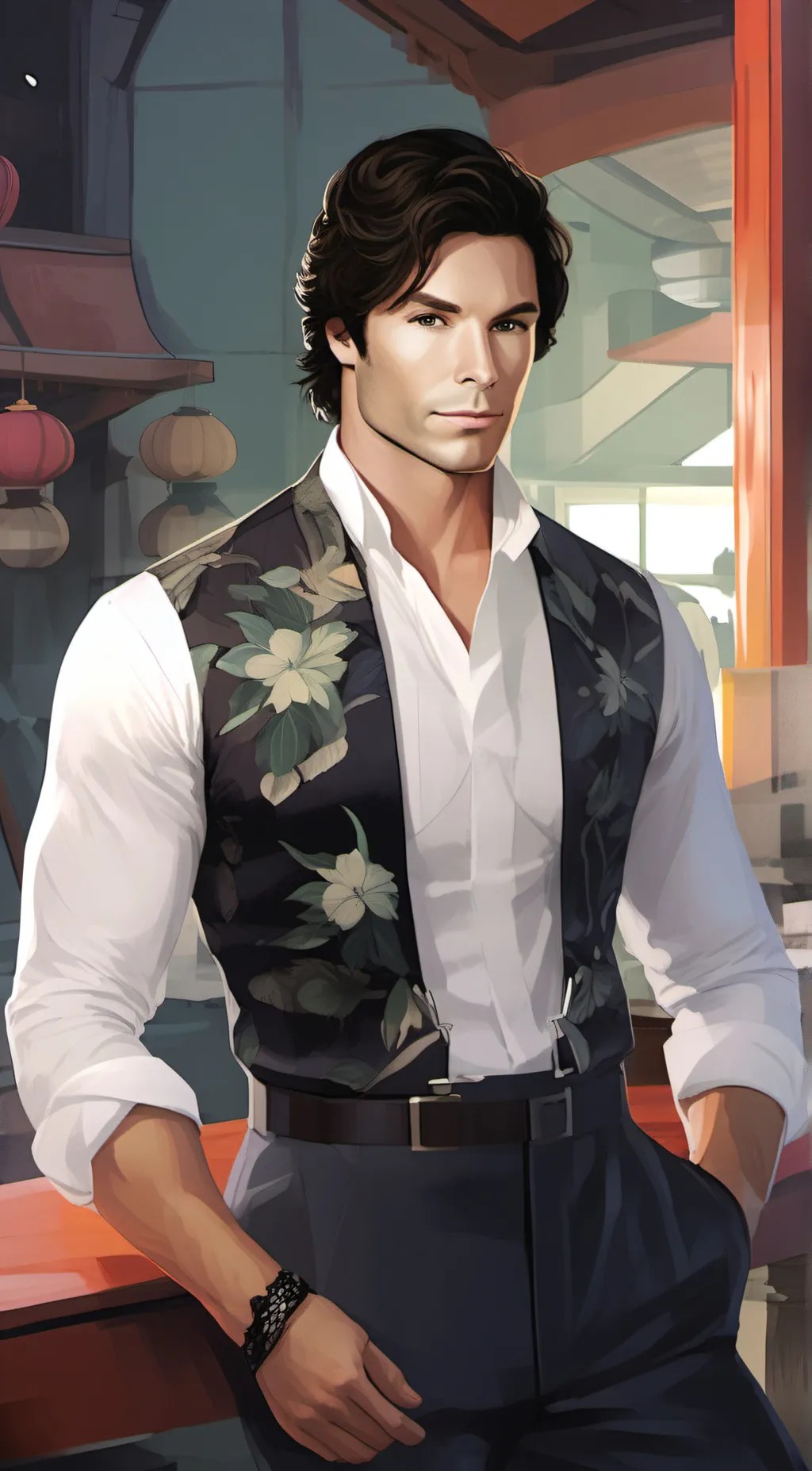 ai character: Damon Salvatore  background