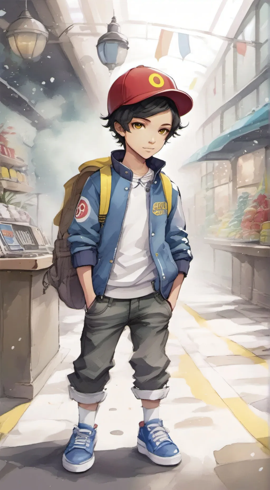 ai character: Shinya Oda  background