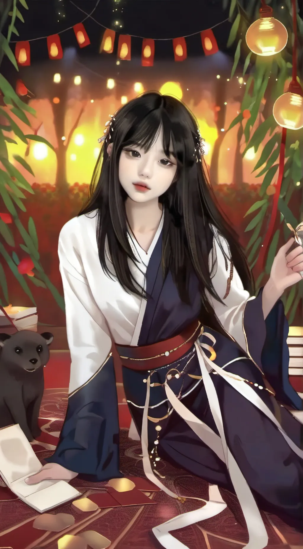 ai character: Scarlett background