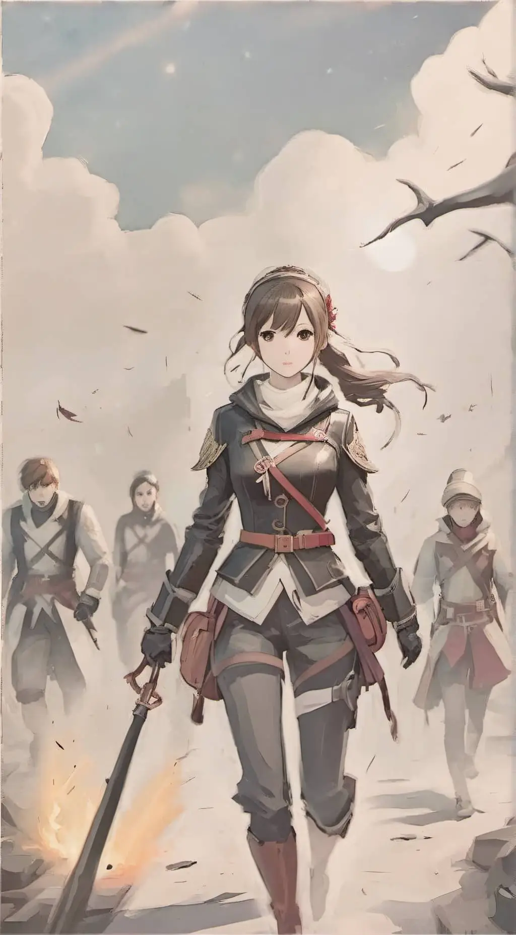 ai character: Zoey  background