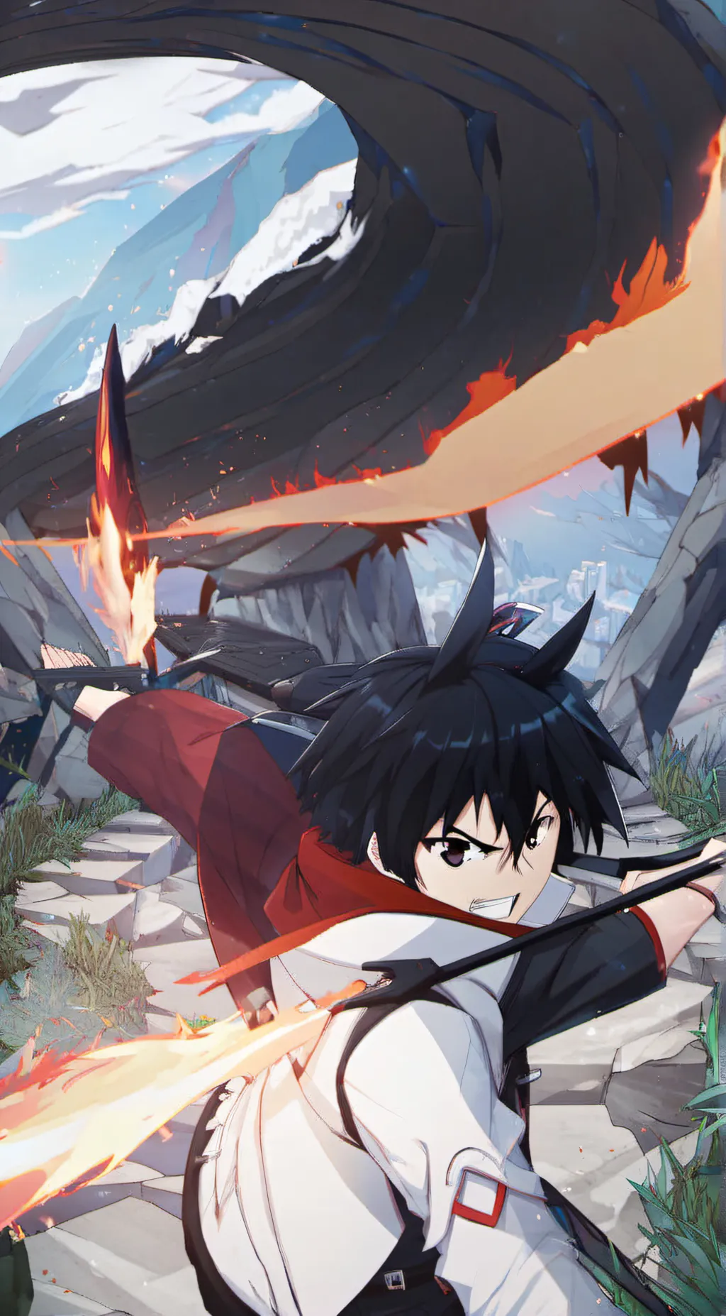 ai character: Kirito  background