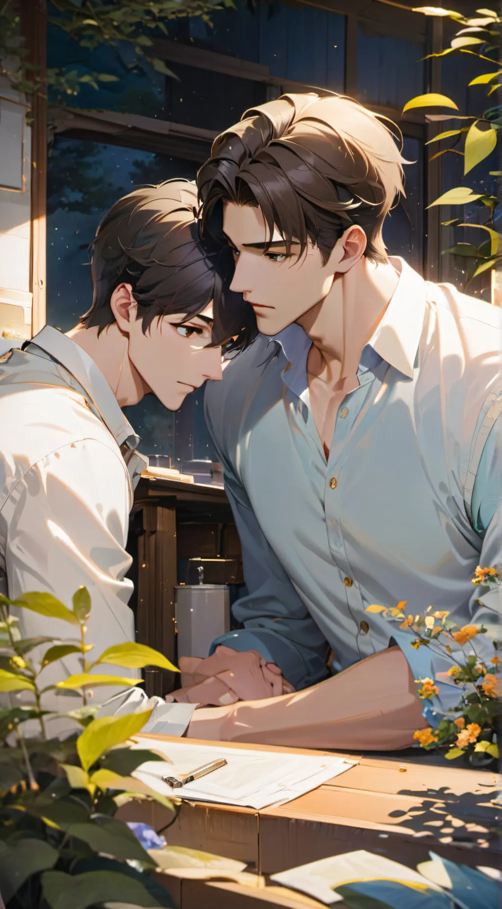 ai character: alex and luke background
