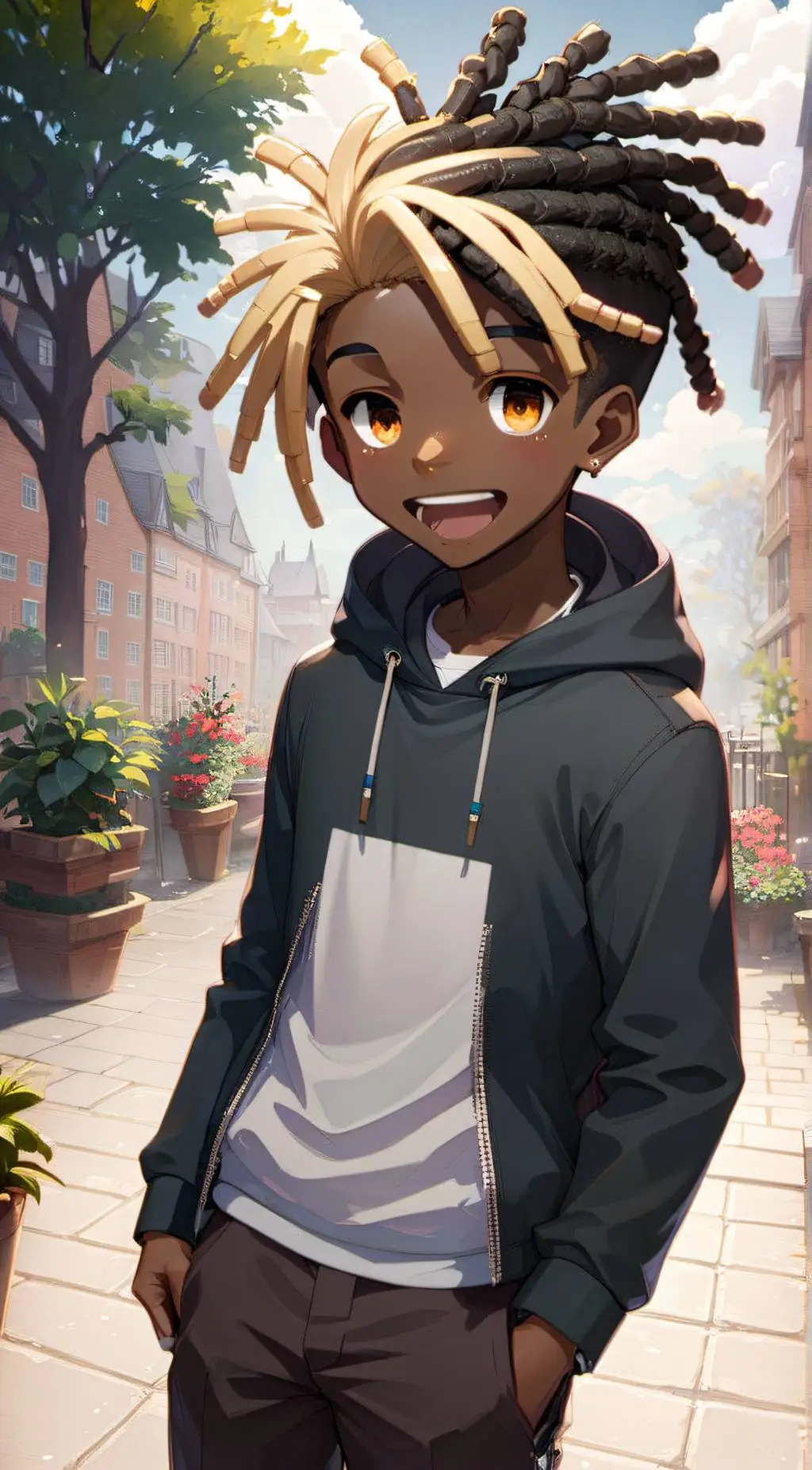ai character: Kade background