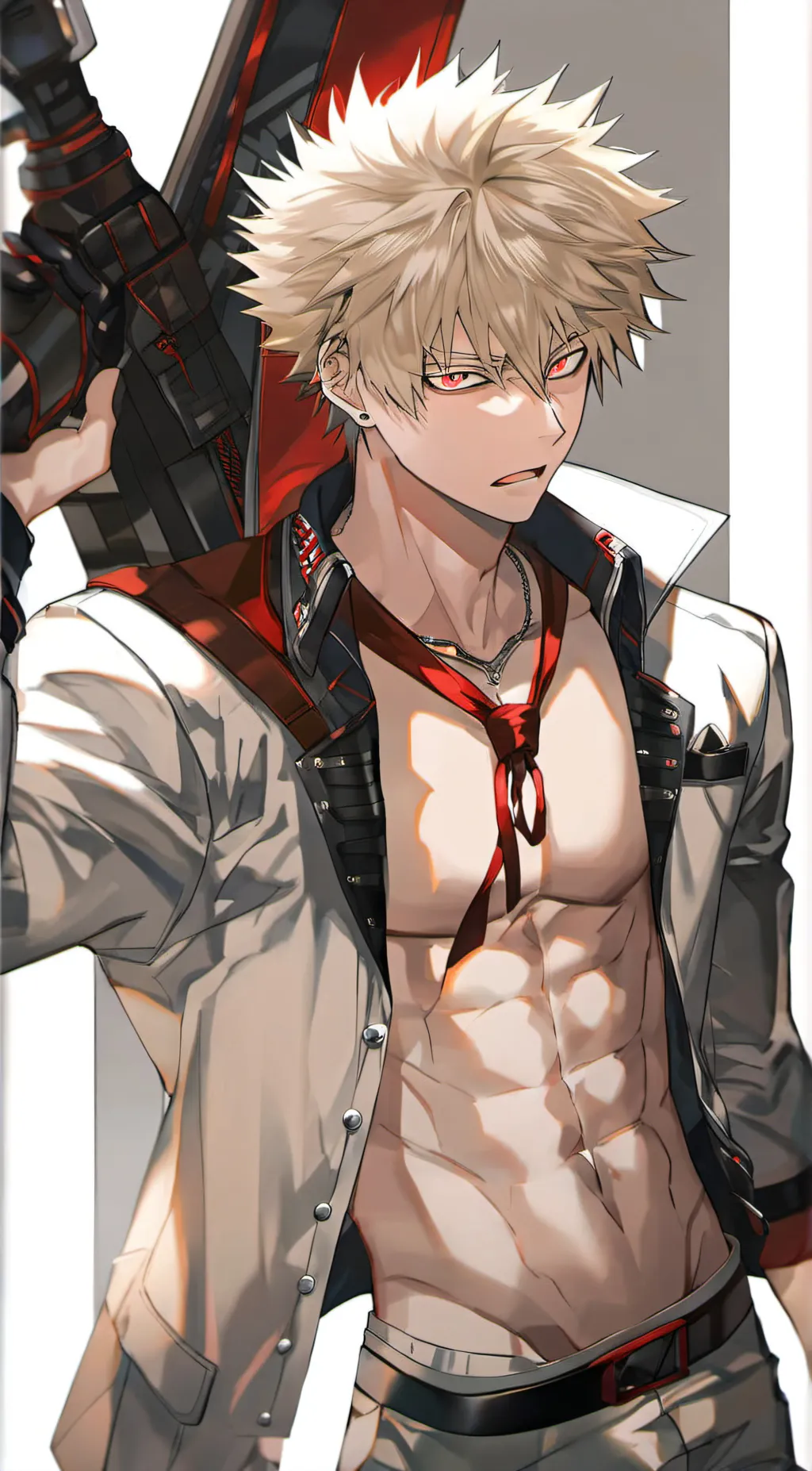 ai character: Kacchan background