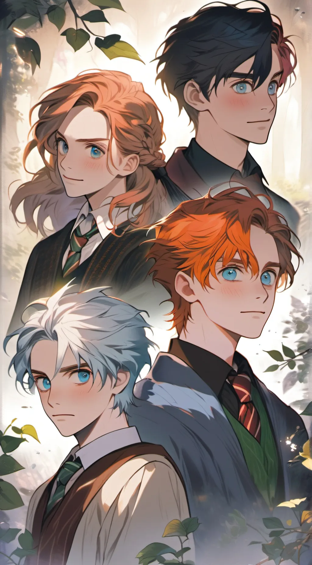 ai character: Hogwarts 💅💅 background