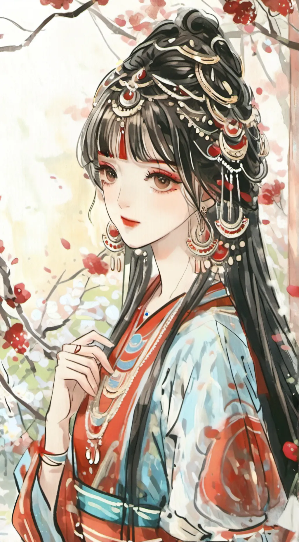 ai character: Ayesha wenna background