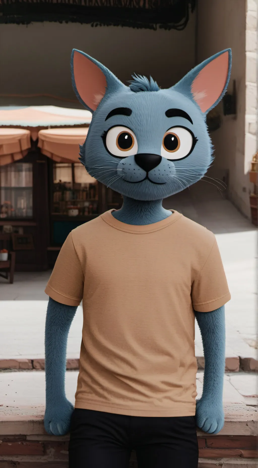 ai character: Gumball background