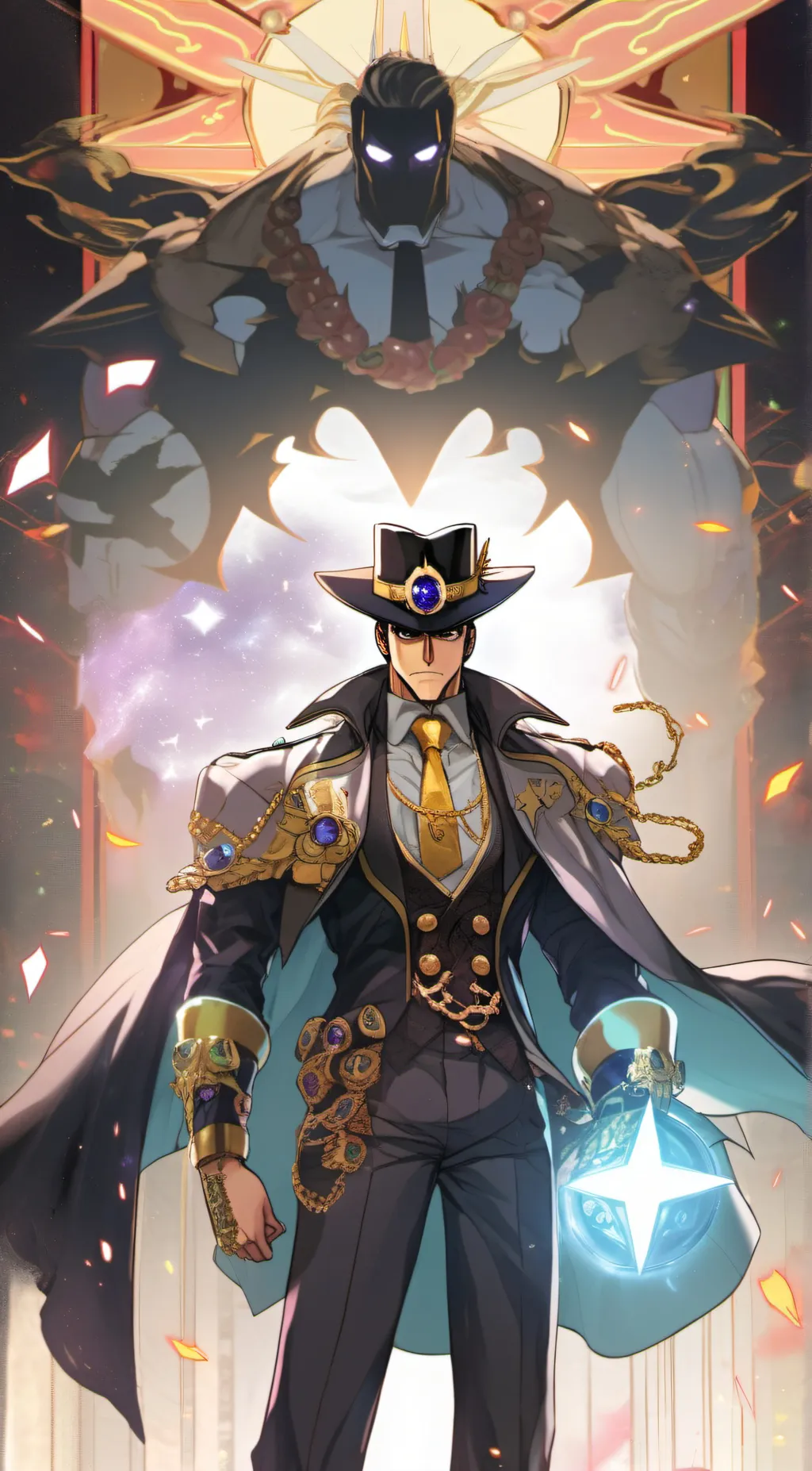 ai character: Jotaro background