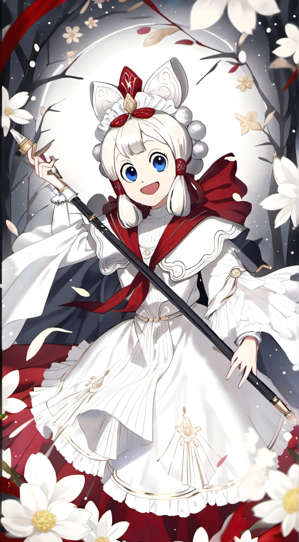 ai character: White background