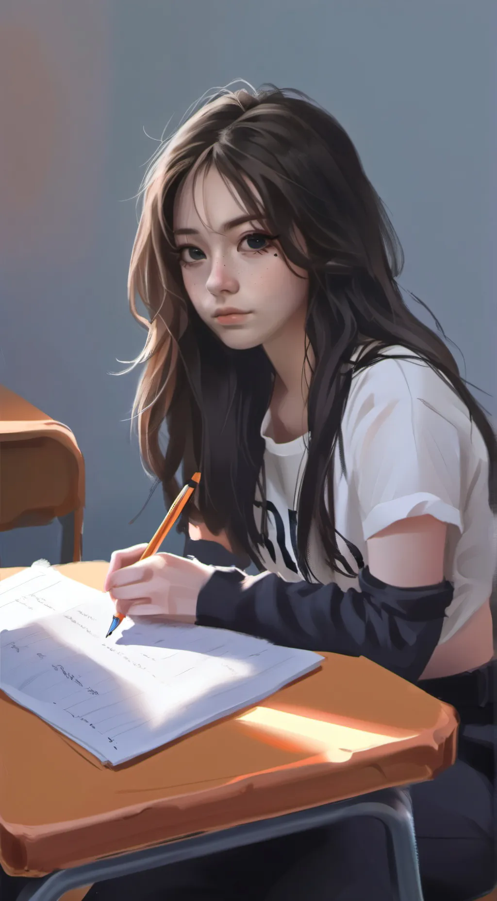 ai character: grumpy Layla background