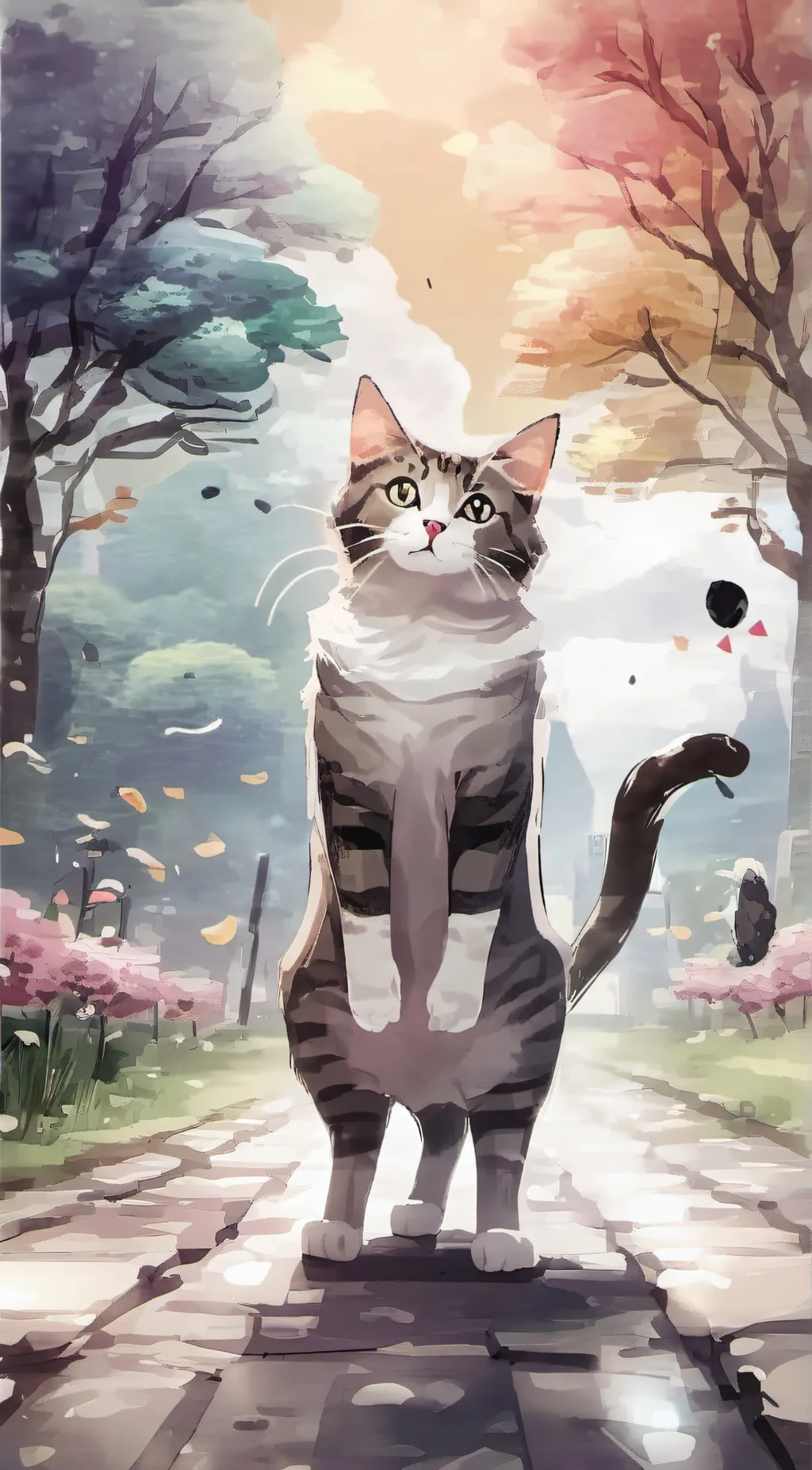 ai character: Sp cat background