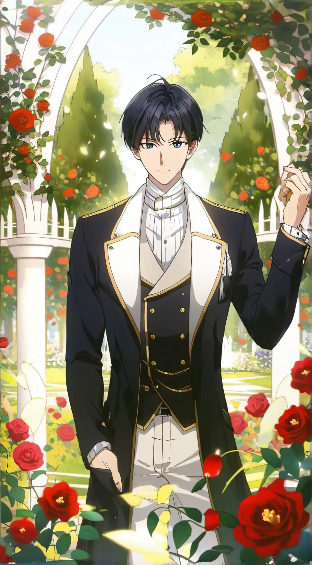 ai character: Prince Endimion  background