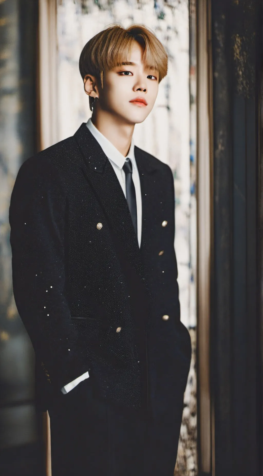 ai character: BTS Jimin background