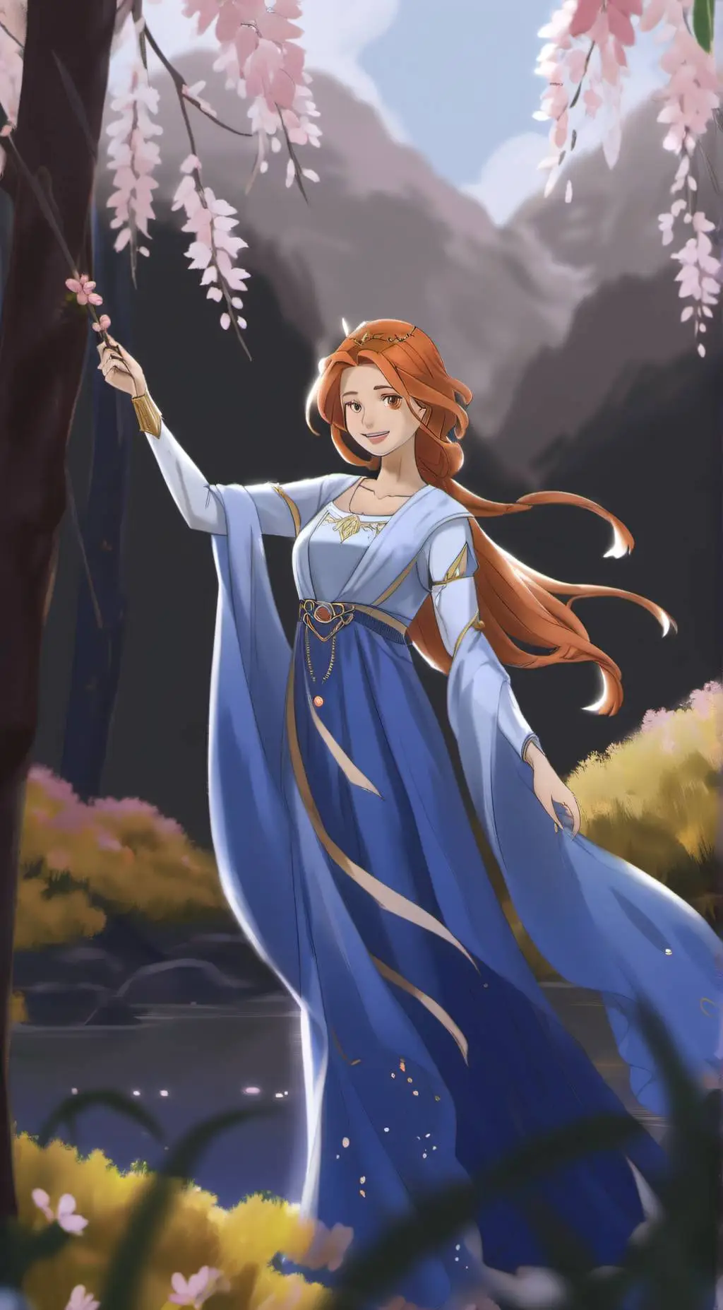 ai character: Sarah Phillips  background