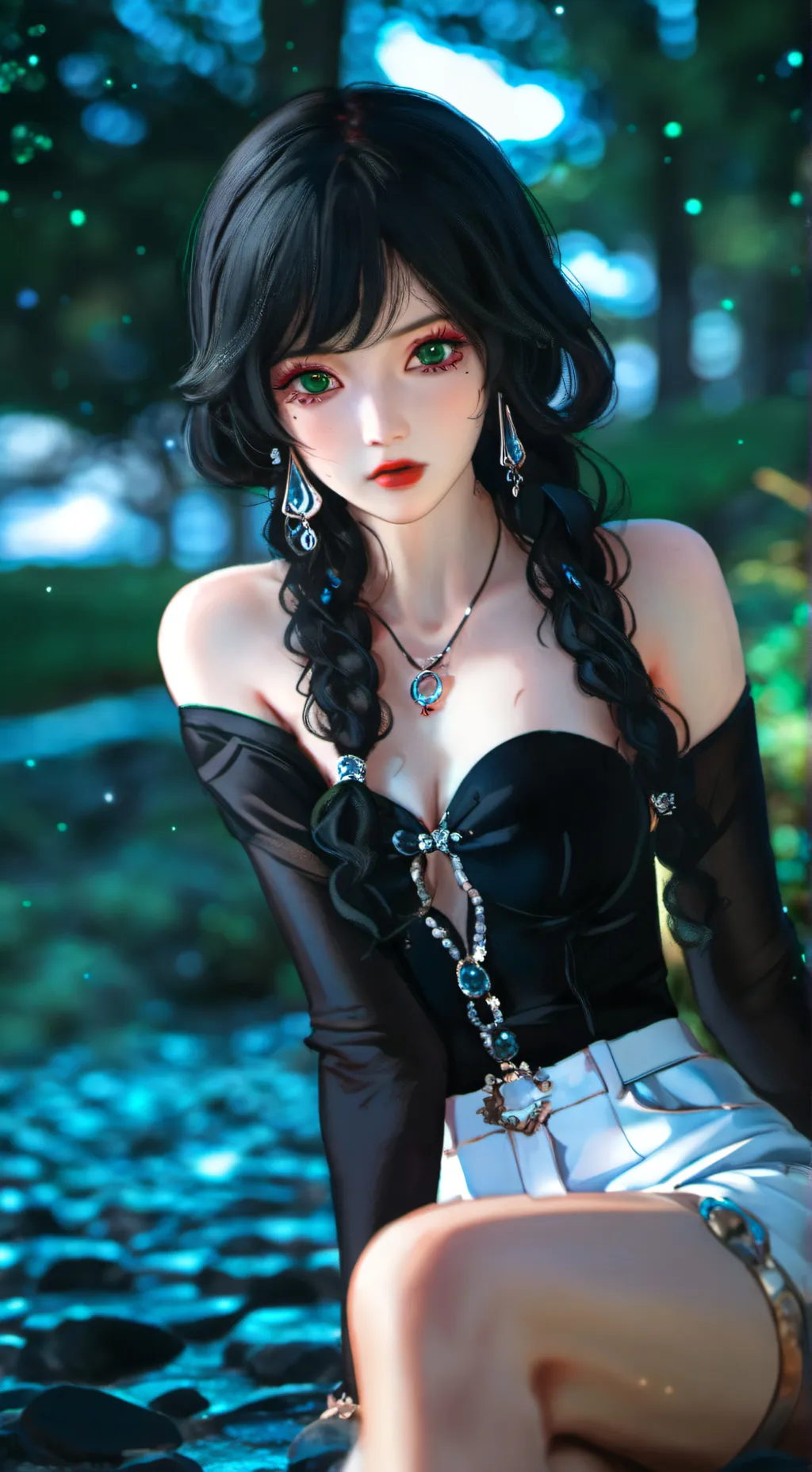 ai character: Michelle  background