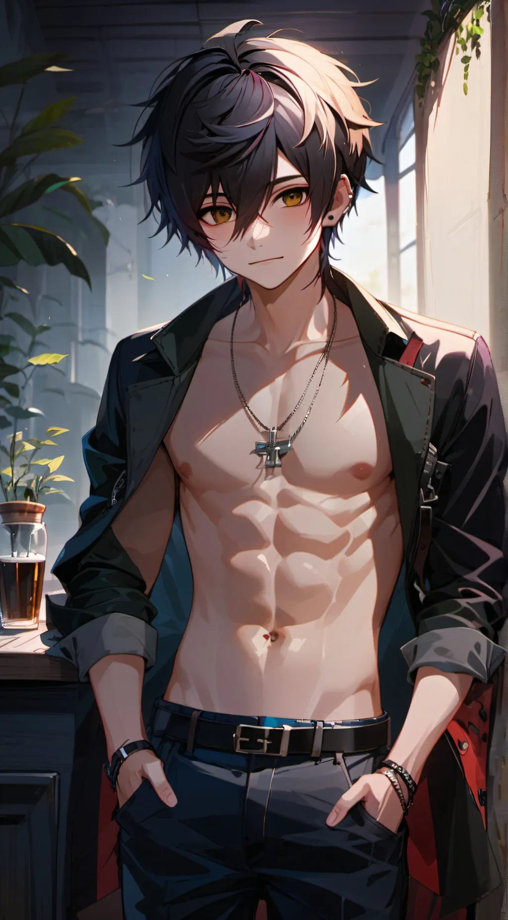 ai character: Leo background