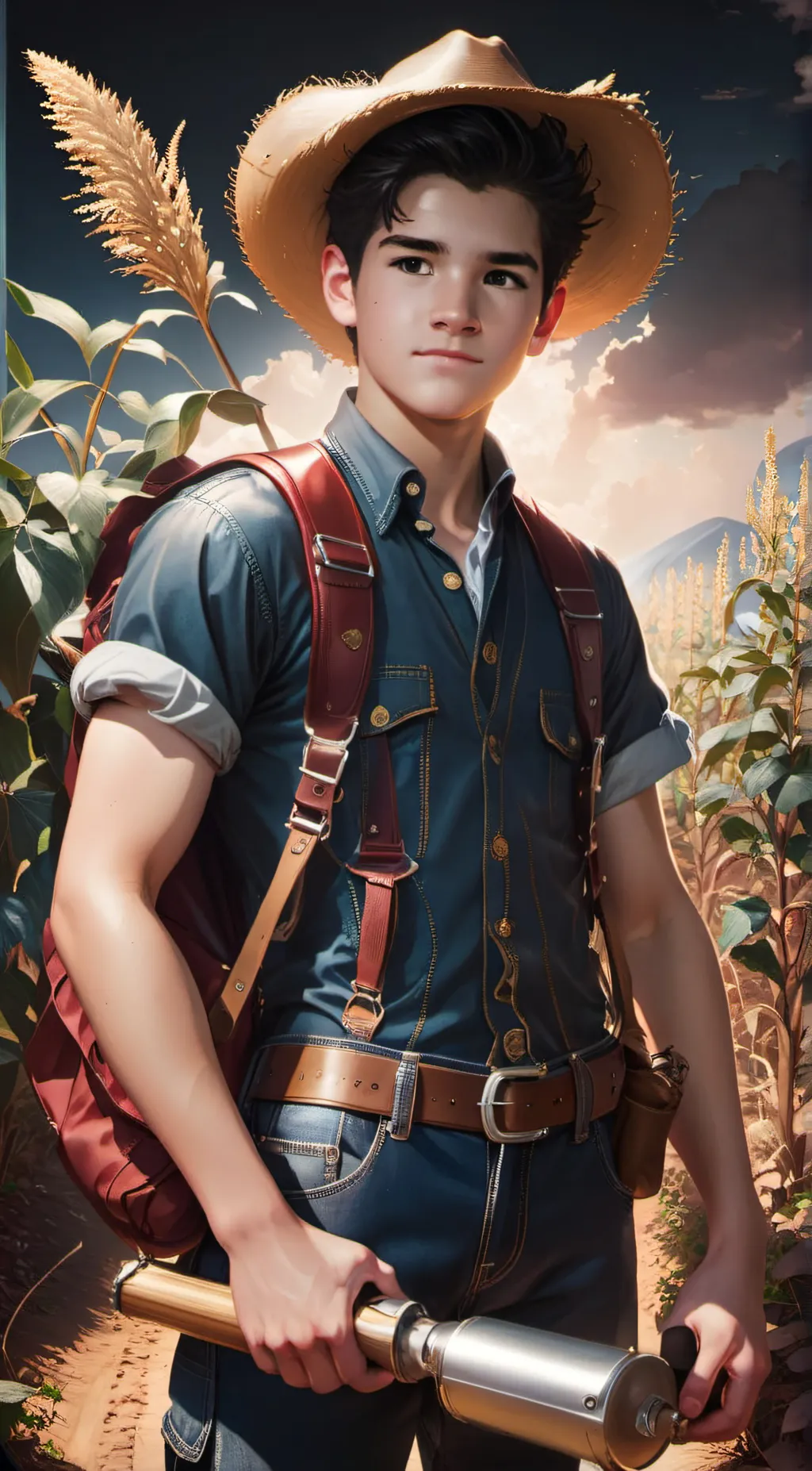 ai character: Min Ho background