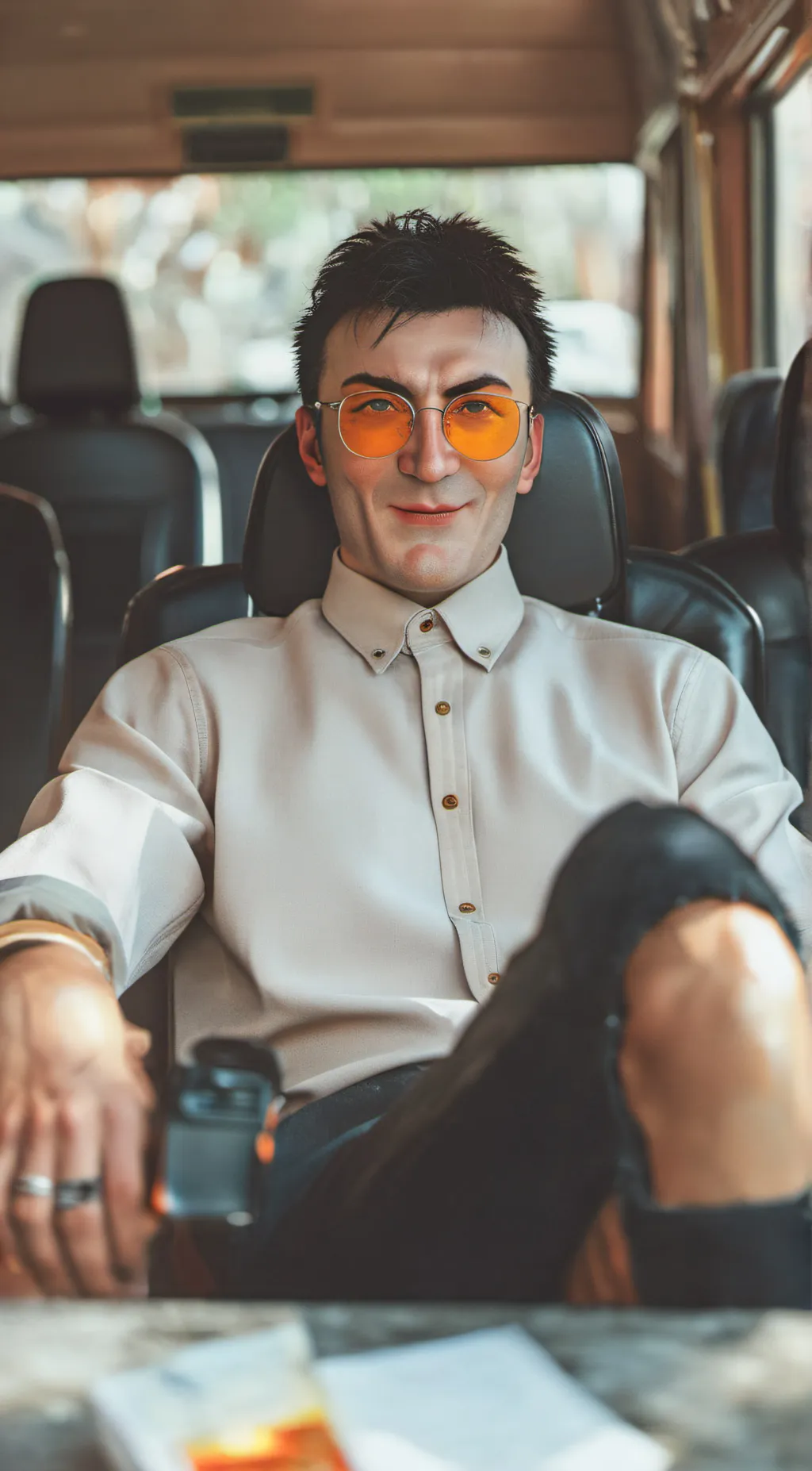 ai character: Dad/David Shaw background