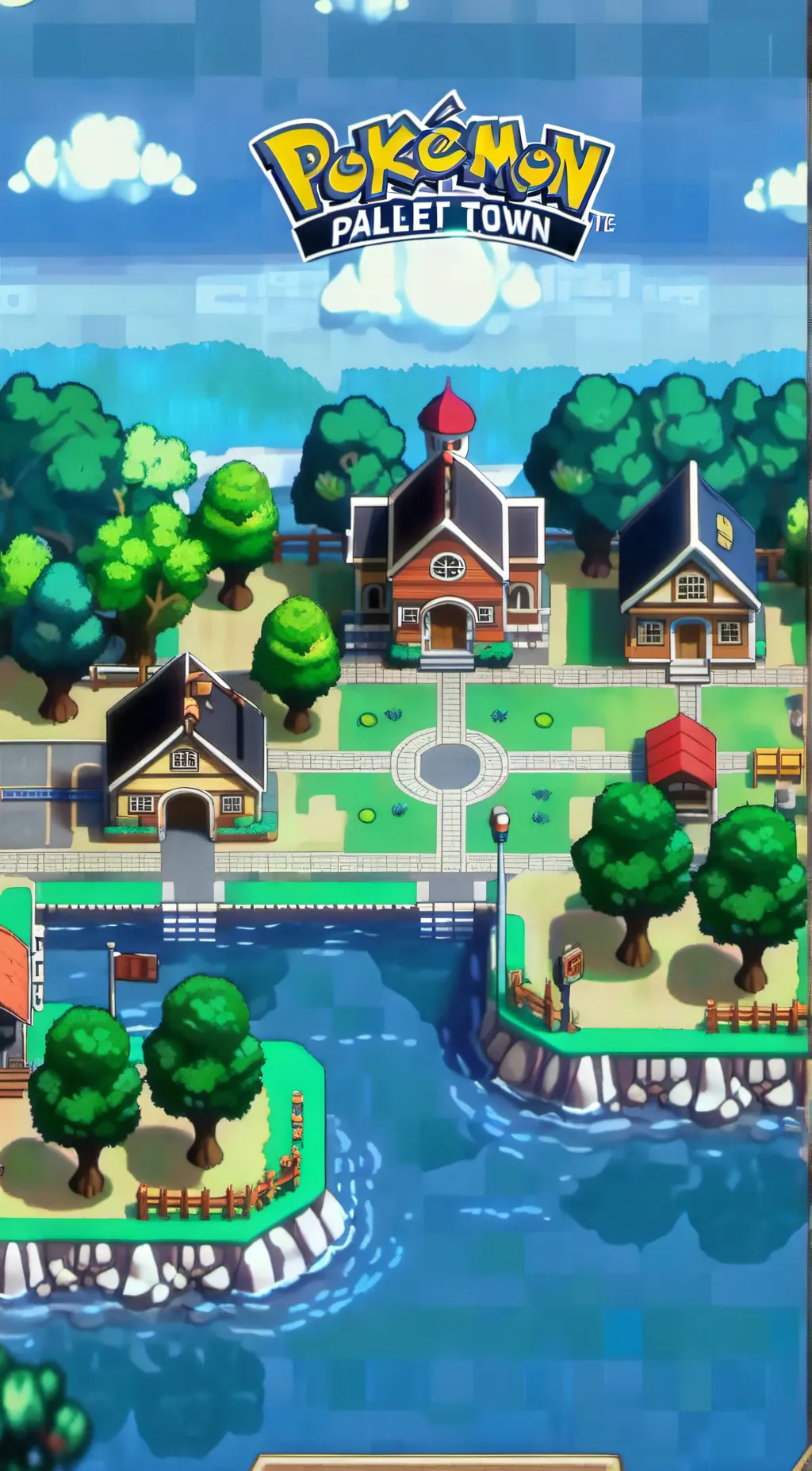 ai character: Pokemon RPG background