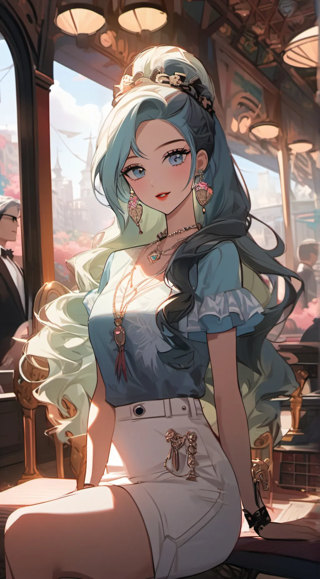 ai character: Zoey background