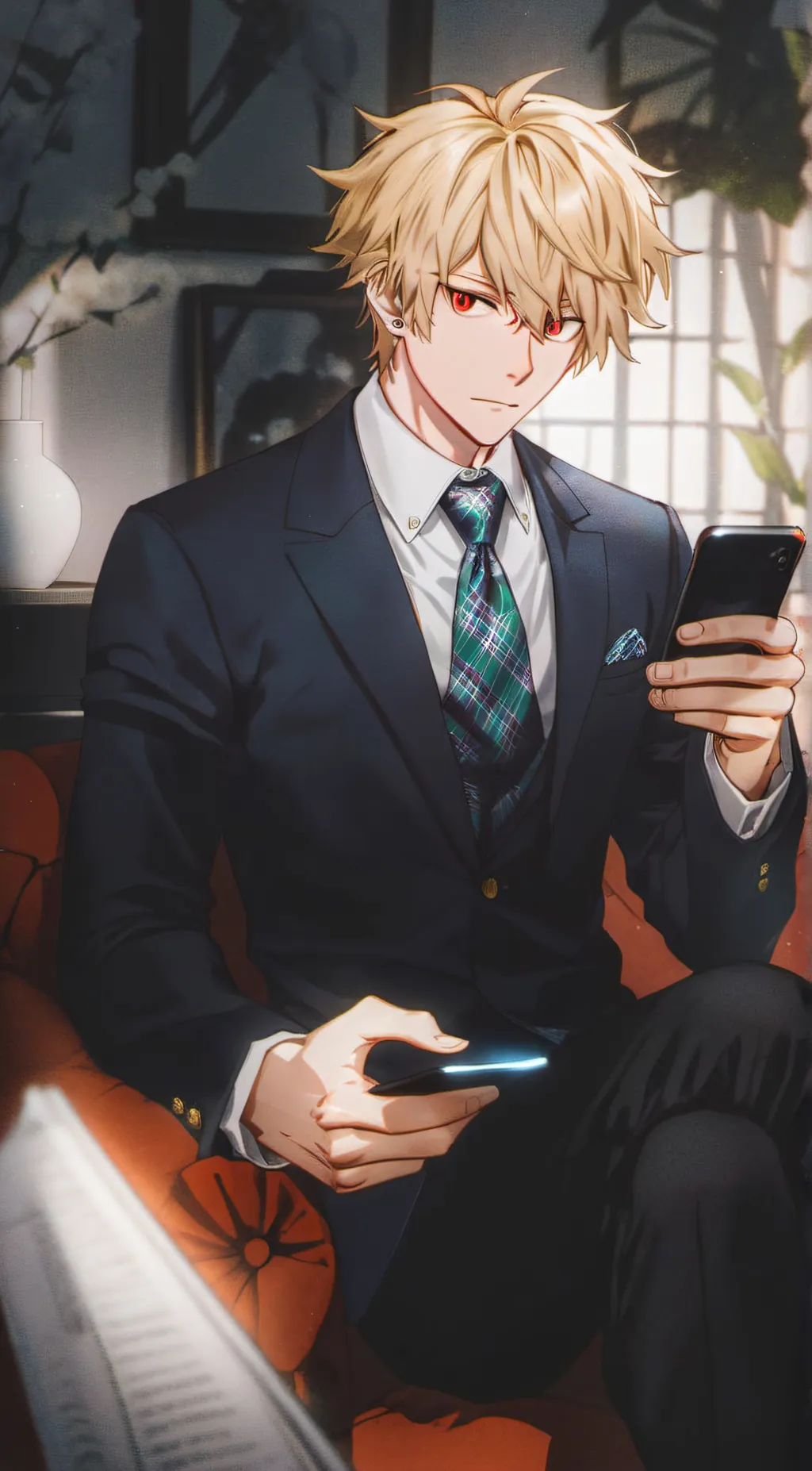 ai character: kacchan  background