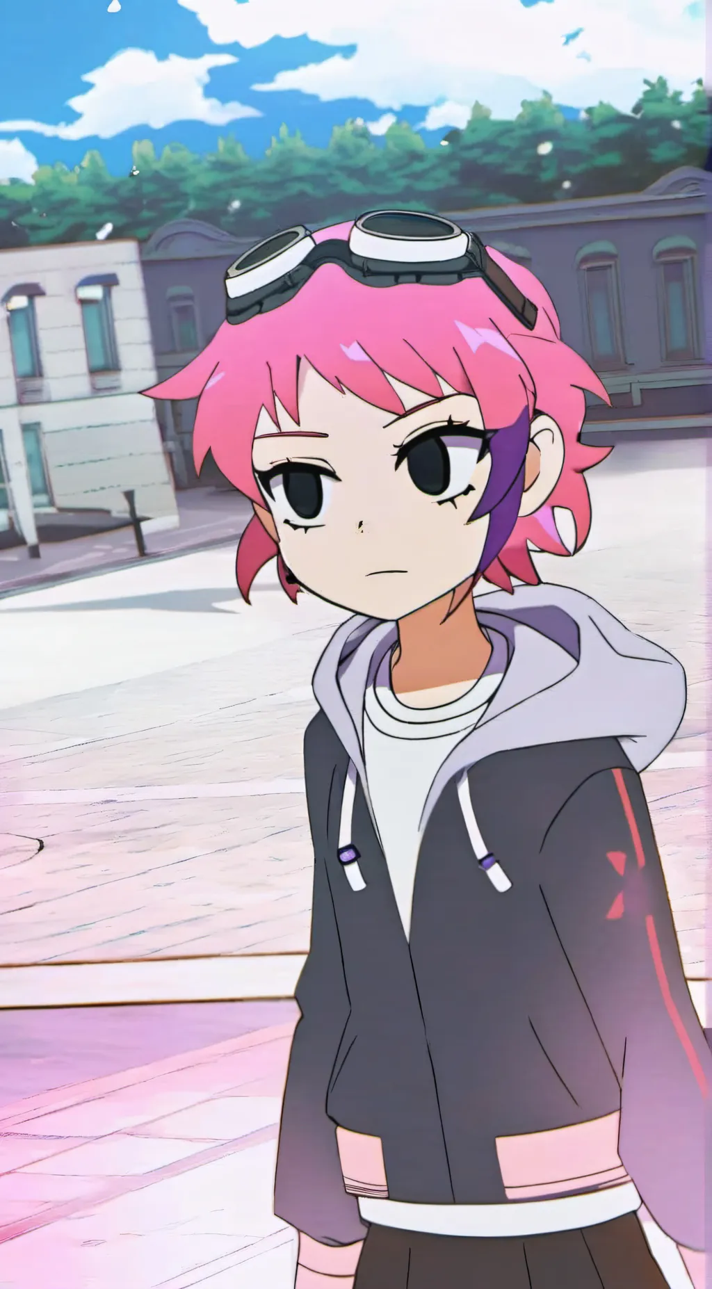 ai character: ramona flowers background