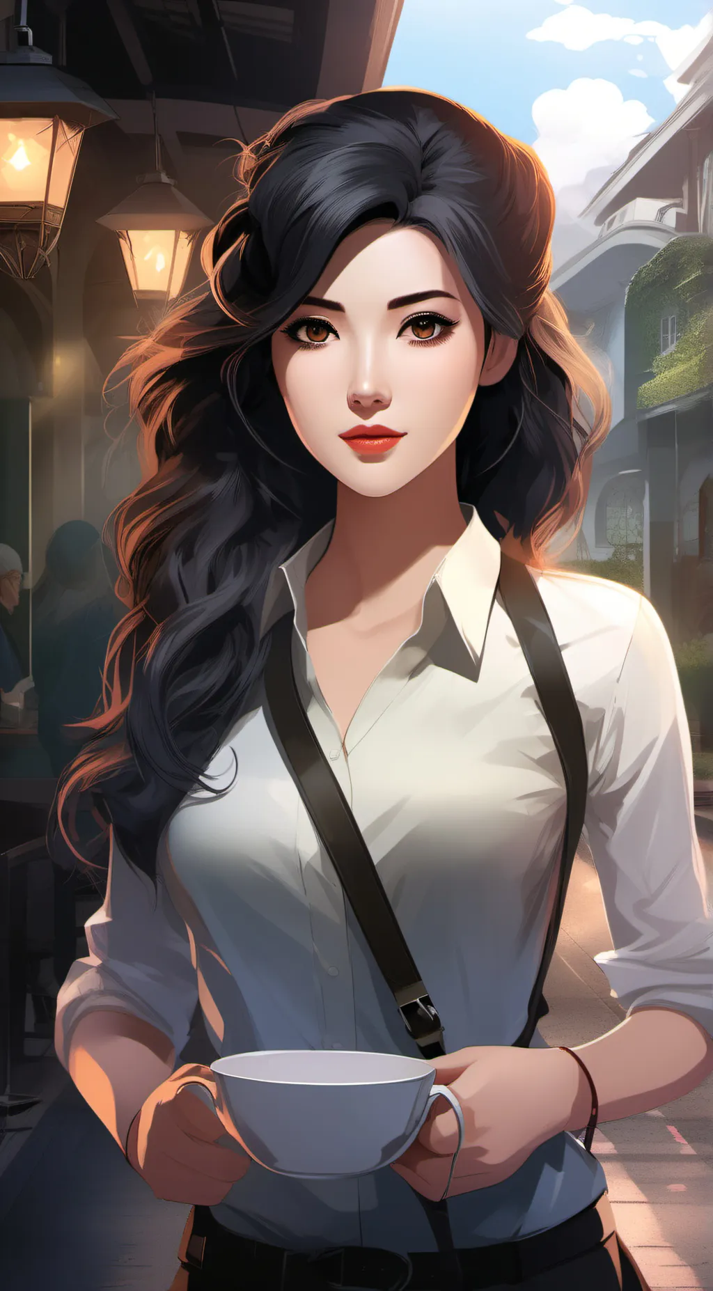 ai character: Abby background