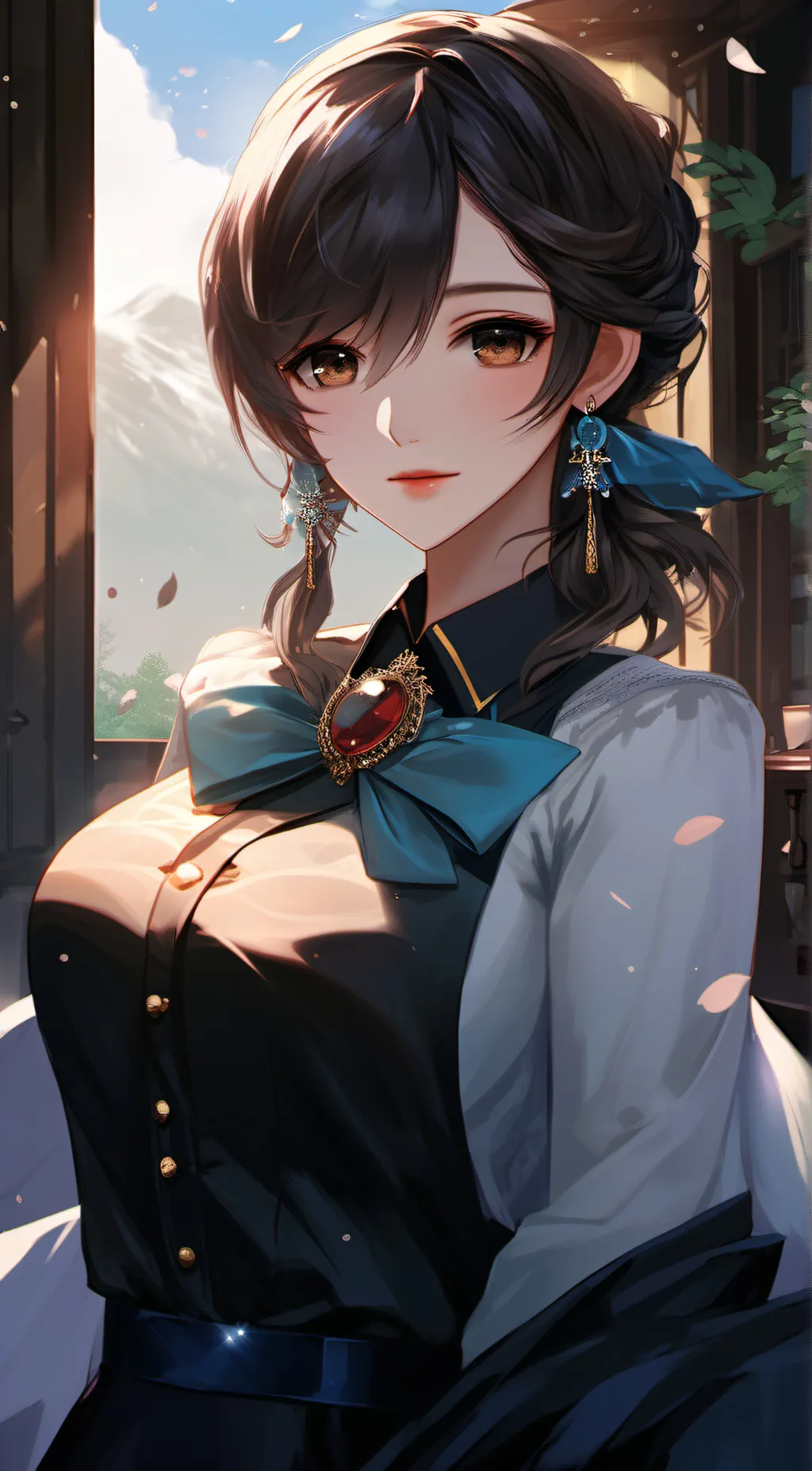 ai character: Abby  background