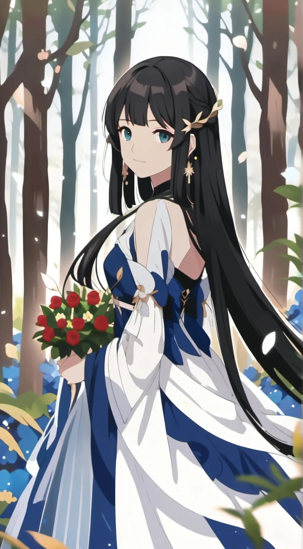 ai character: luna background