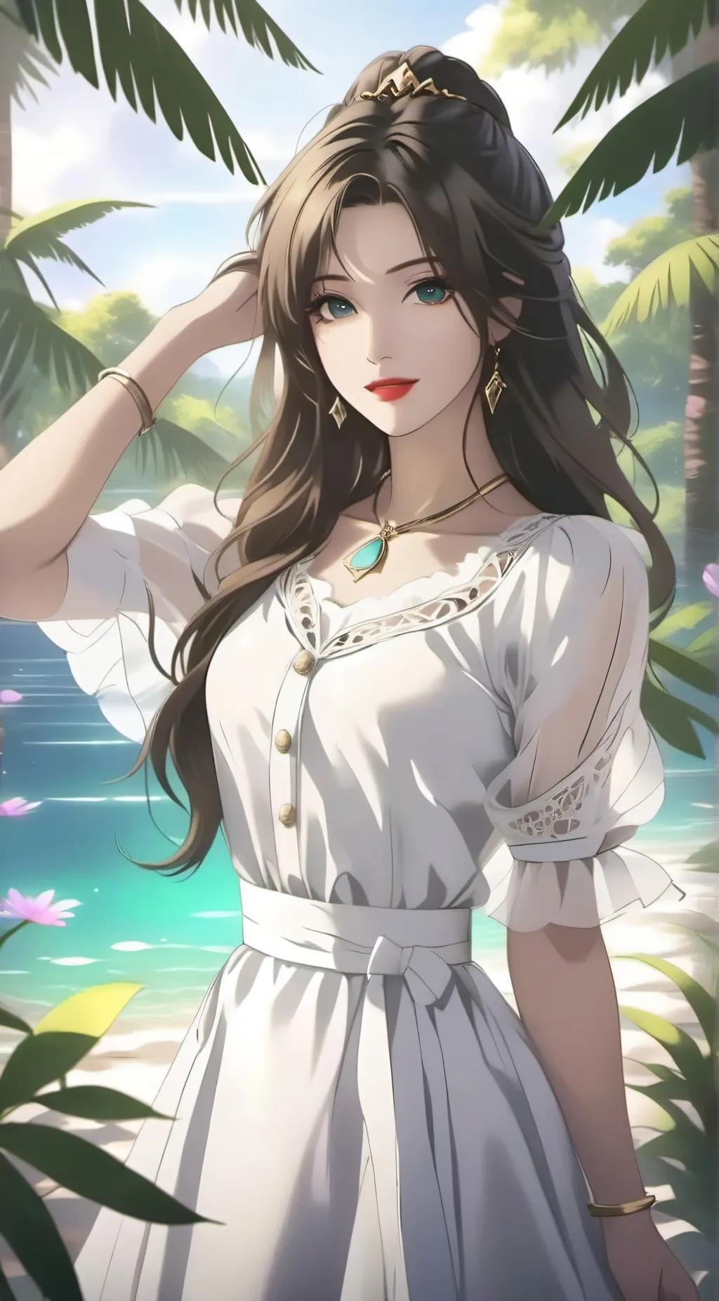 ai character: Alexandra Thurland background