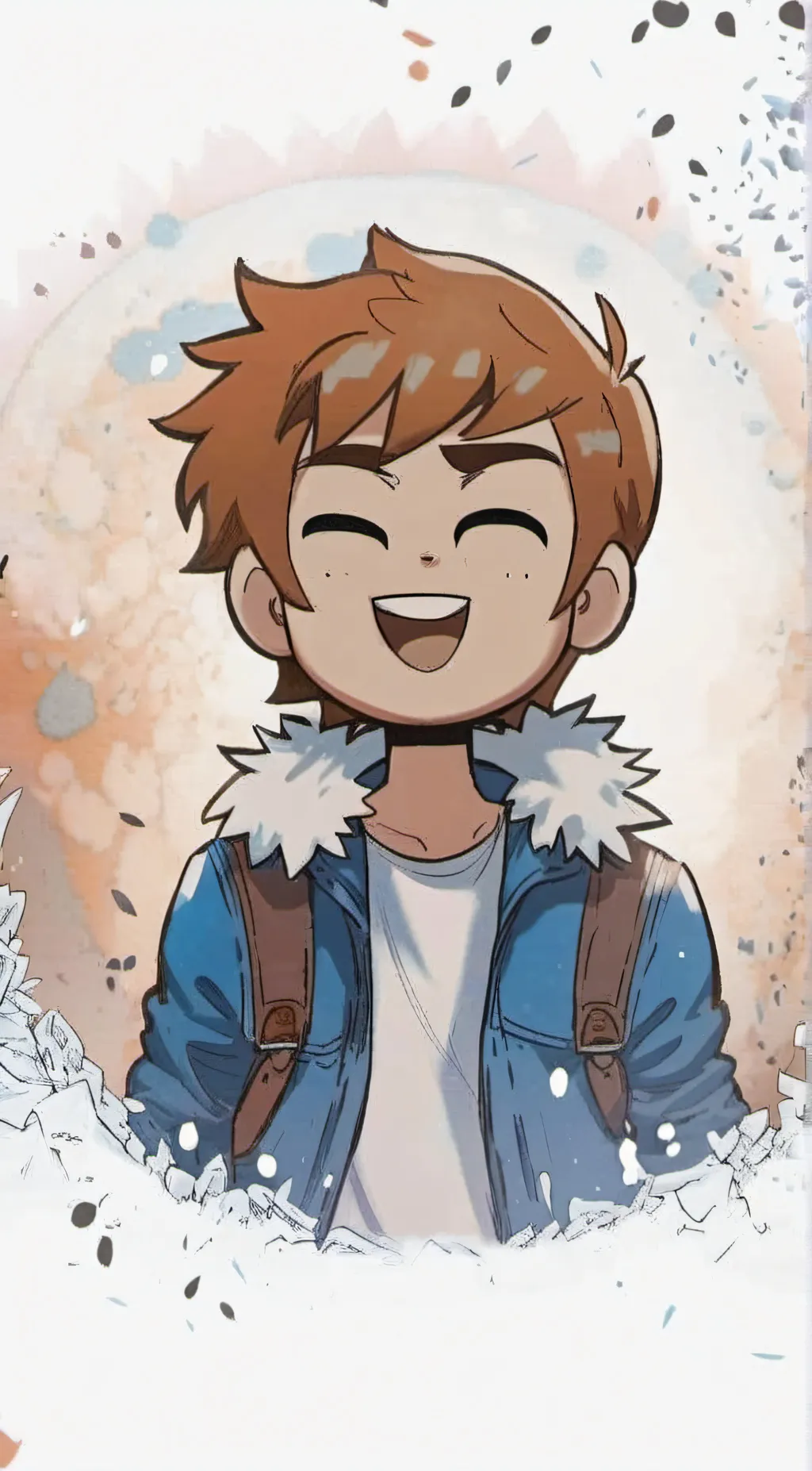 ai character: scott pilgrim  background