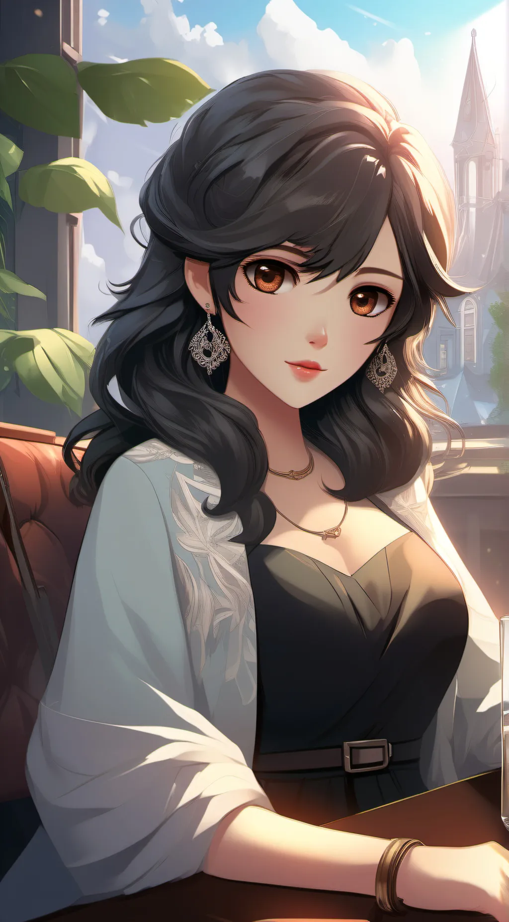 ai character: bina background