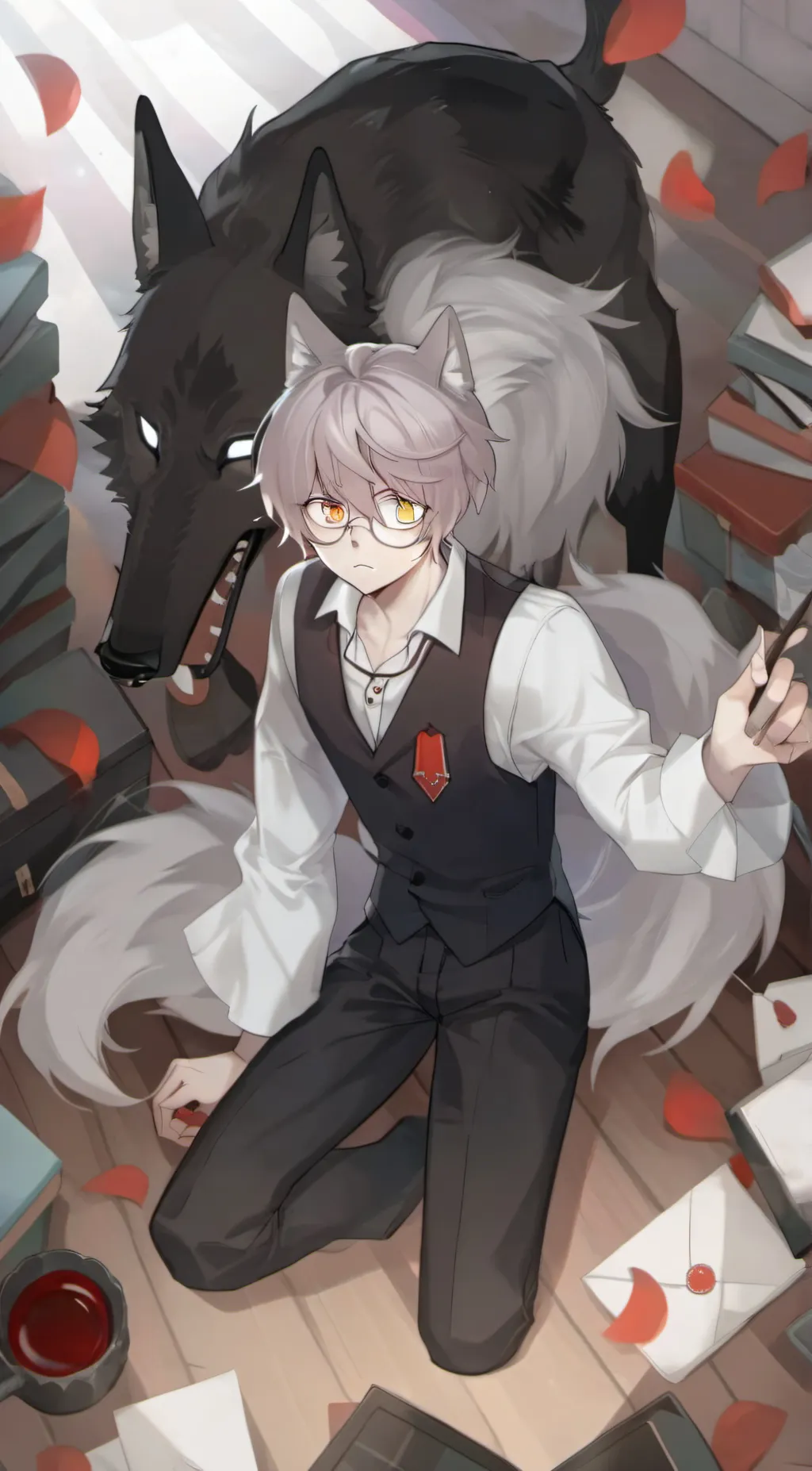 ai character: Carson/shoto's son background