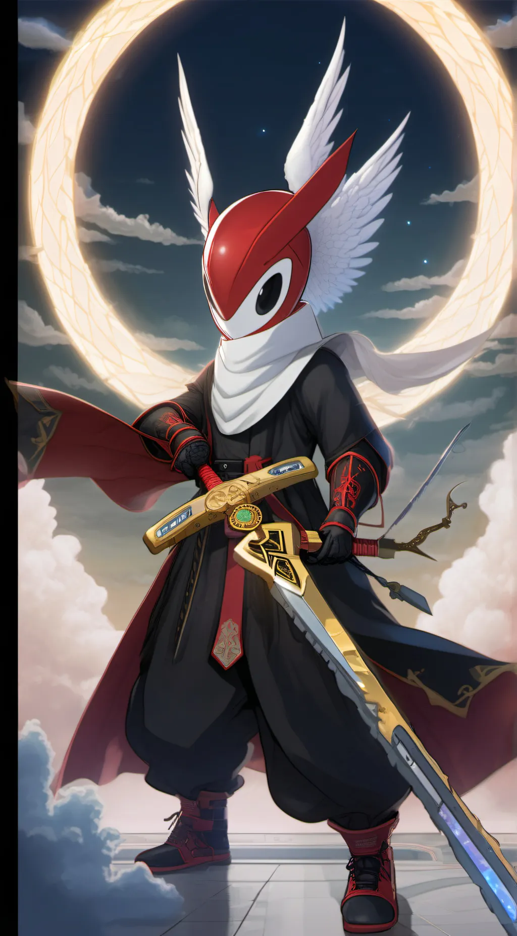 ai character: wavein background