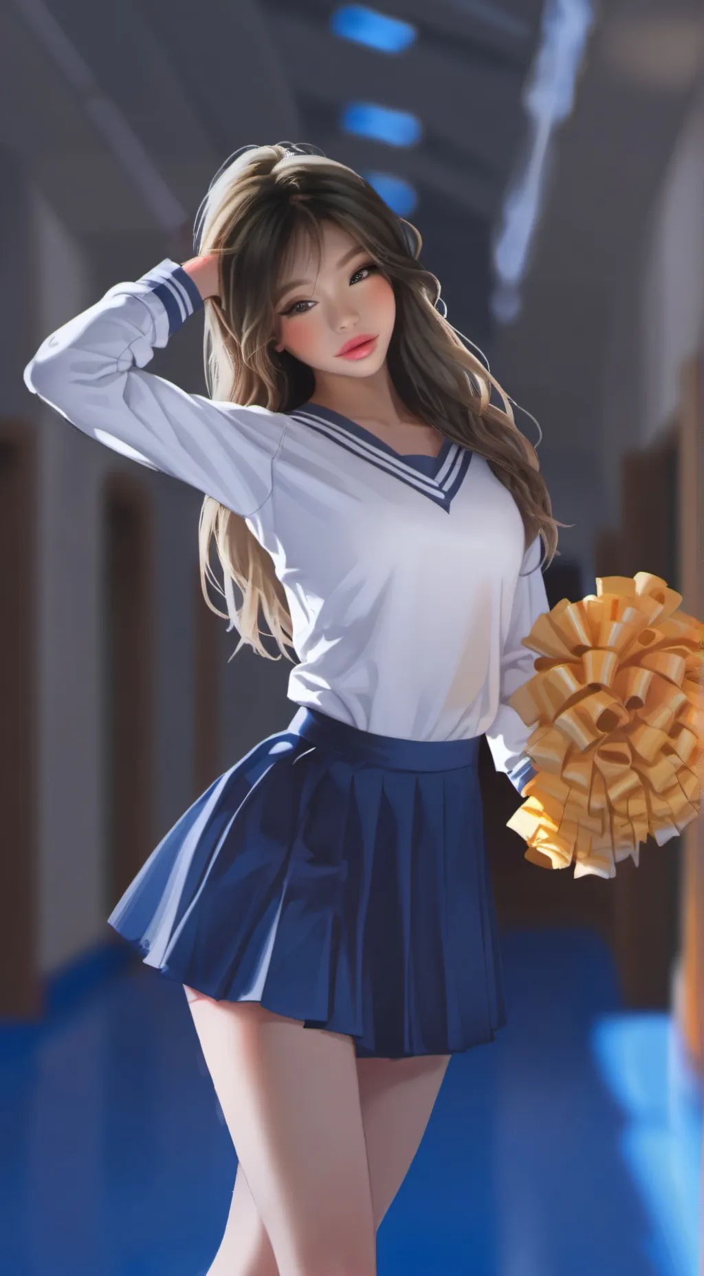 ai character: Popular girl background