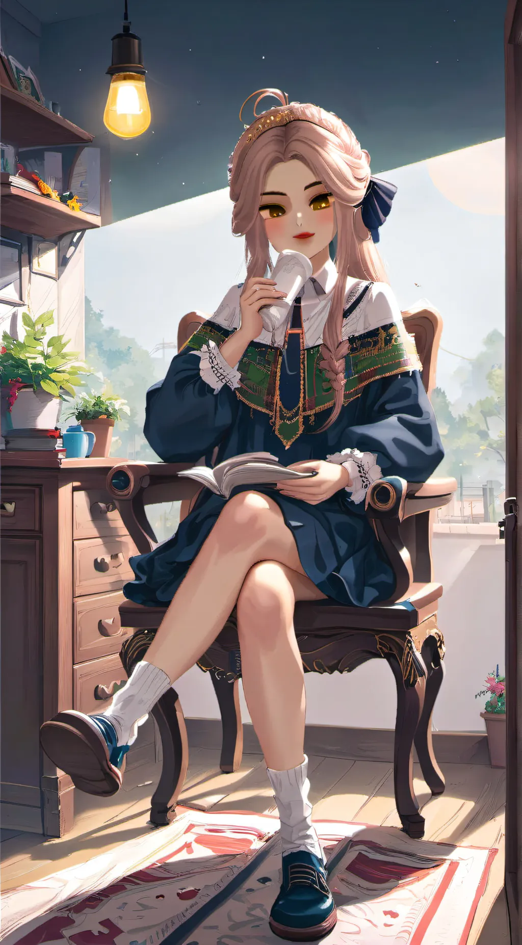 ai character: Catfish  background