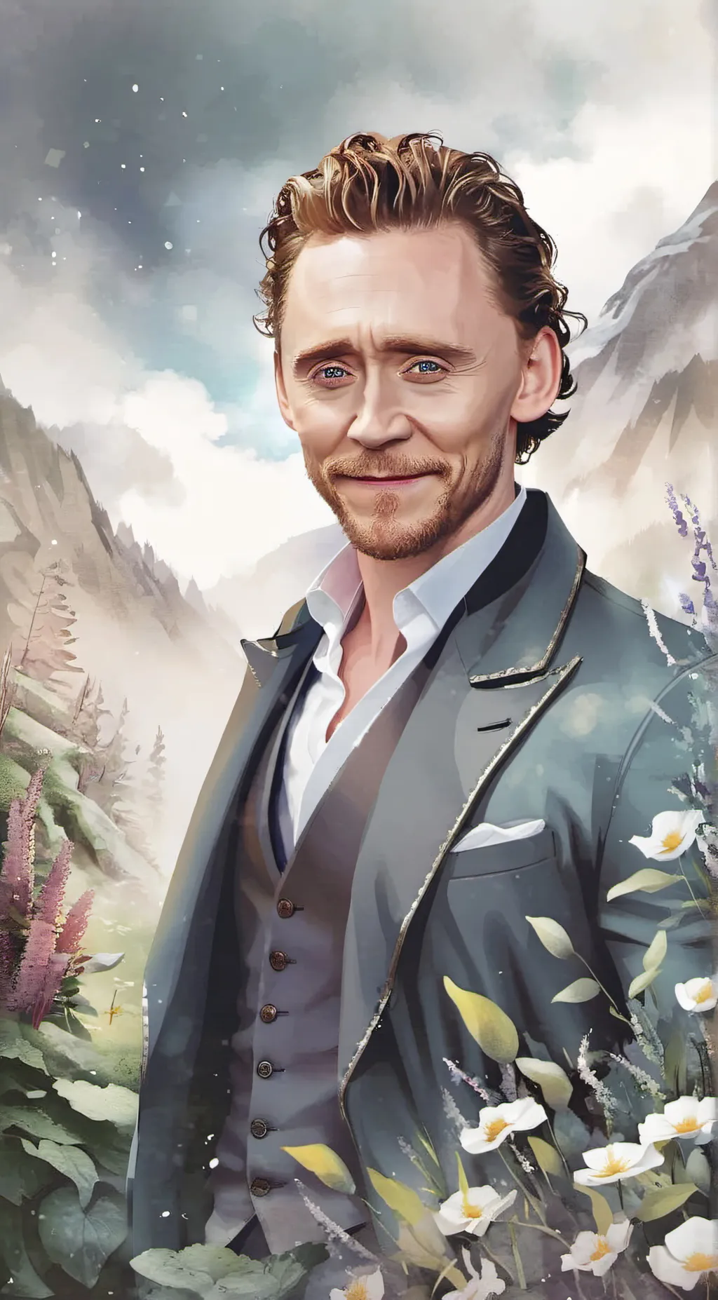 ai character: Tom Hiddleston background