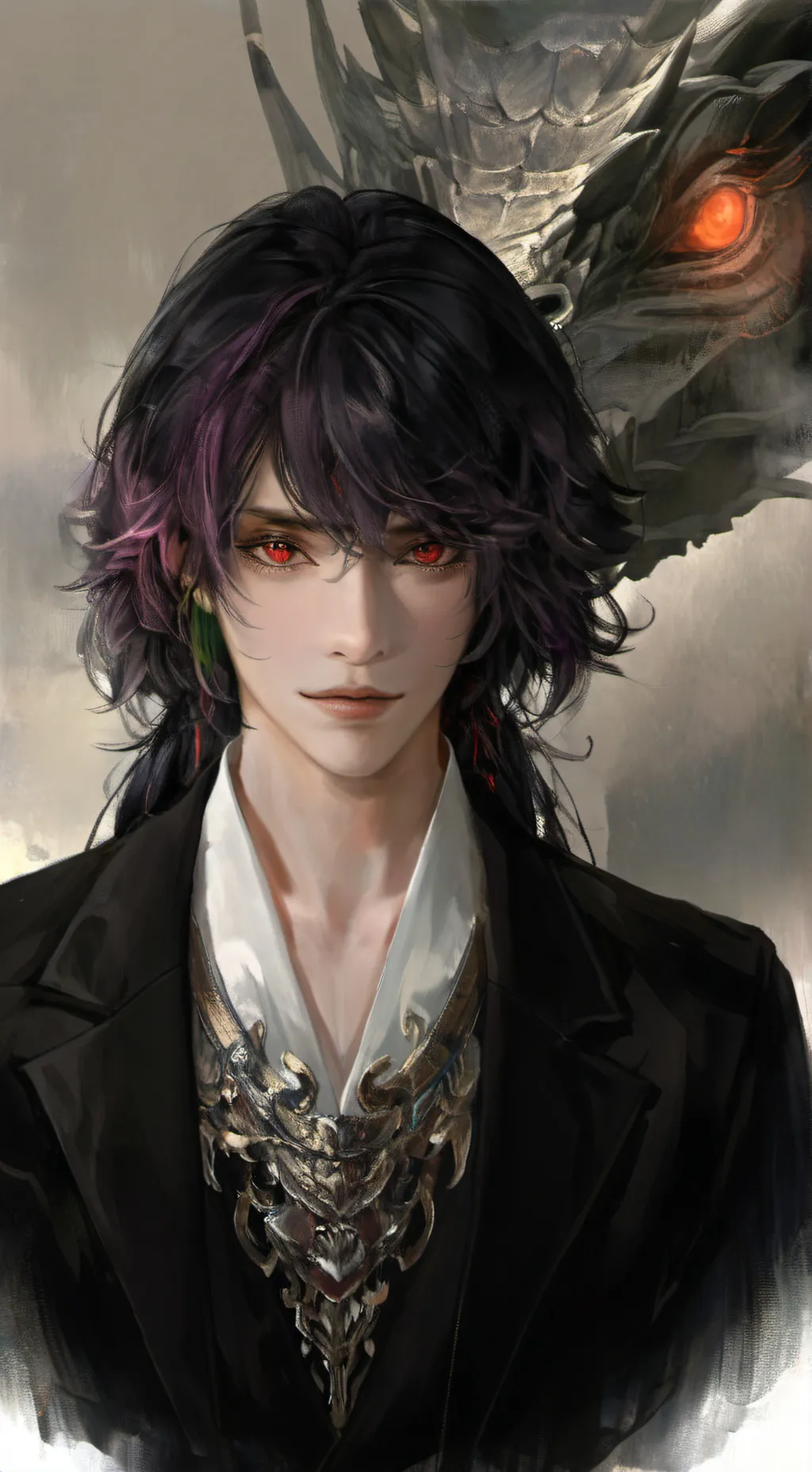 ai character: Adonis  background