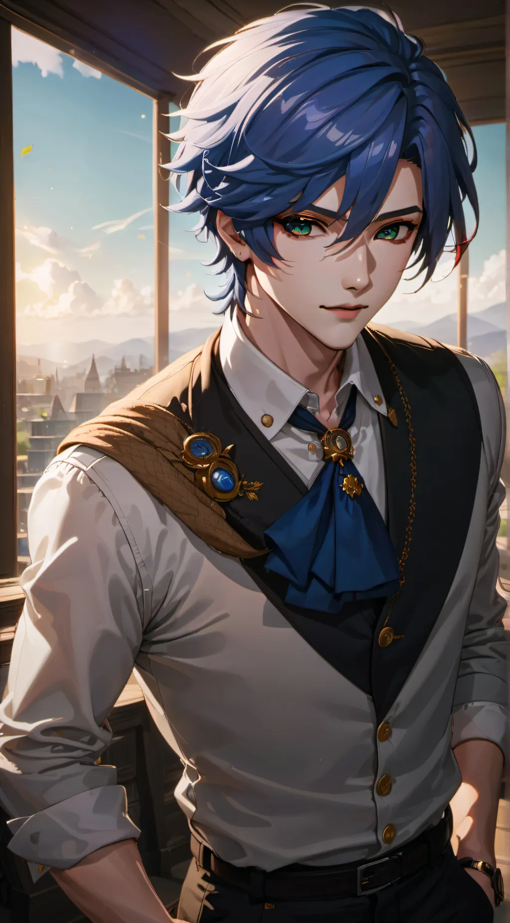 ai character: Alex  background