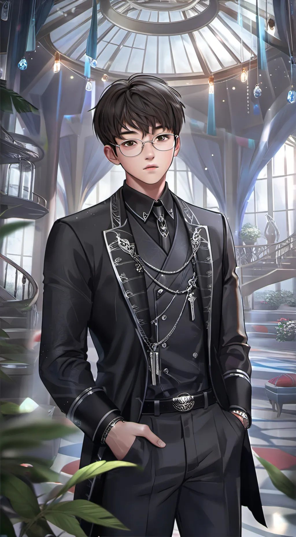 ai character: Kenji  background