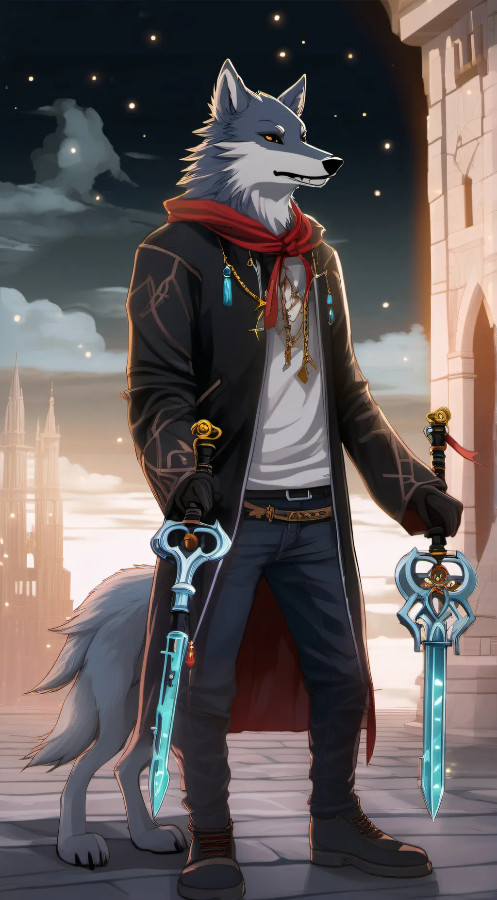 ai character: wolfstar background
