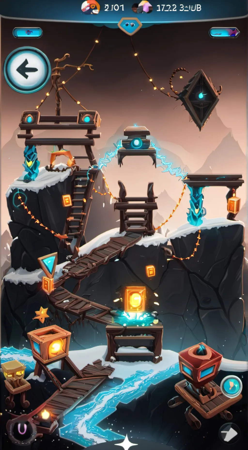 ai character: geometry dash background