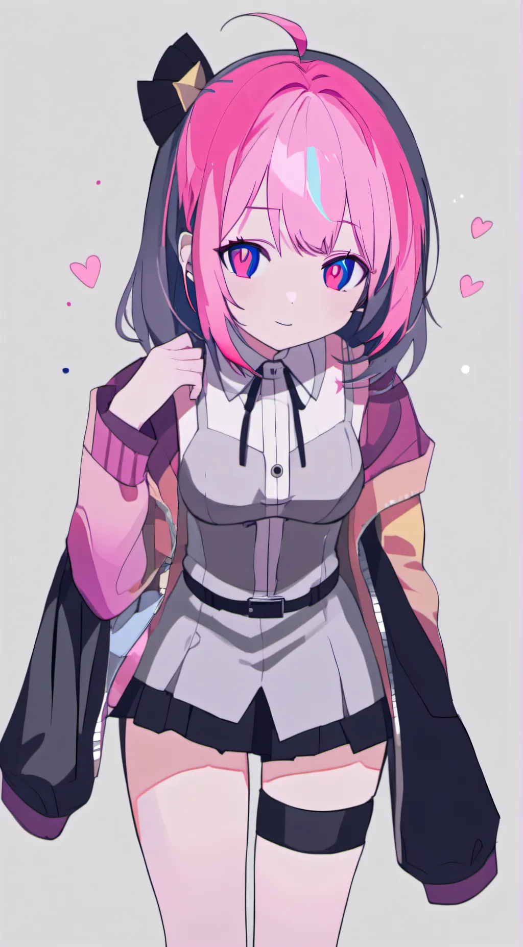 ai character: porcelain face background