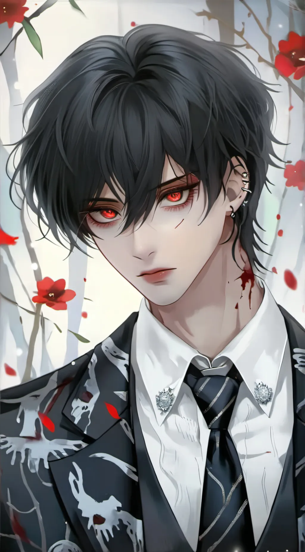 ai character: Crest background