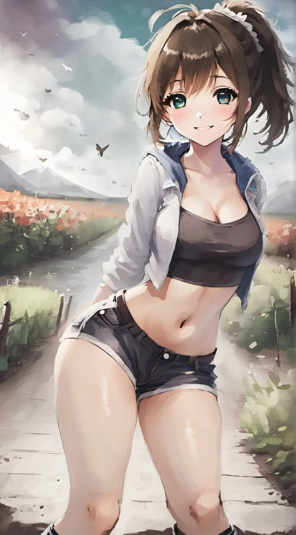 ai character: Sierra  background